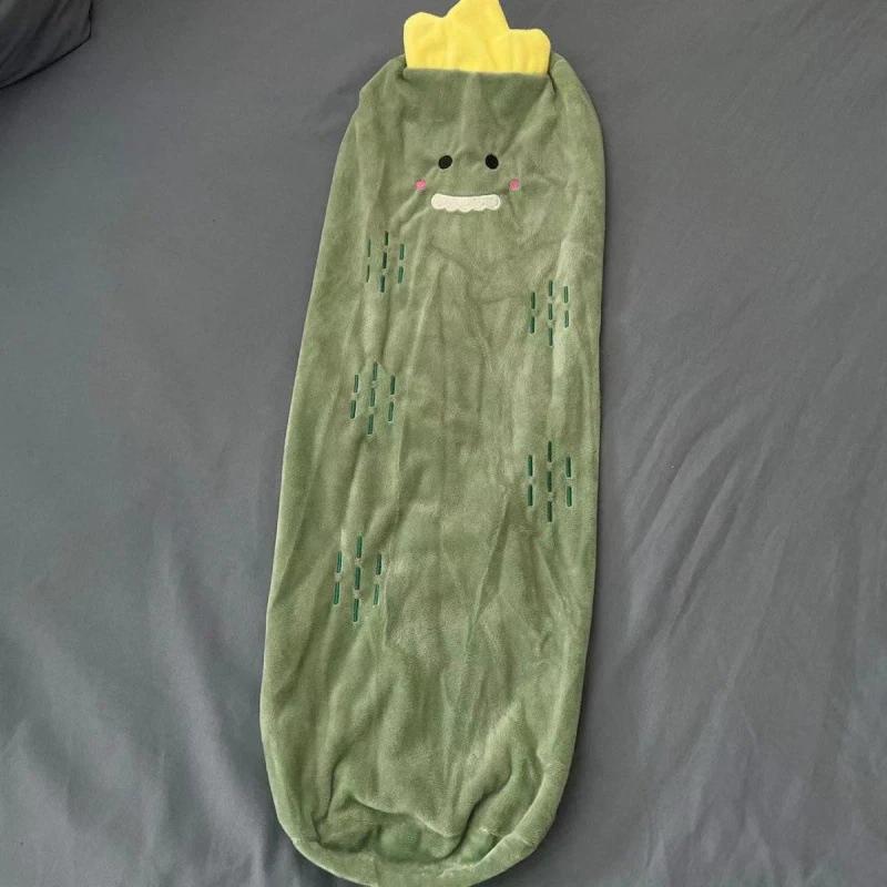Cylindrical Pillowcase Cute Fruits Soft Long Pillow Case Neck Bolster Cushion Cover Sofa Backrest Home Decor Waist Cushion Cover