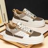 Men's New Trendy Fashion Versatile Casual Trendy Shoes Ethnic Style Thick-soled Low-top Cushioning Comfortable Sports Skateboard Shoes