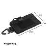 New Mini Key Wallet Multifunctional Solid Color Waist Pack Card Holder Pouch Unisex
