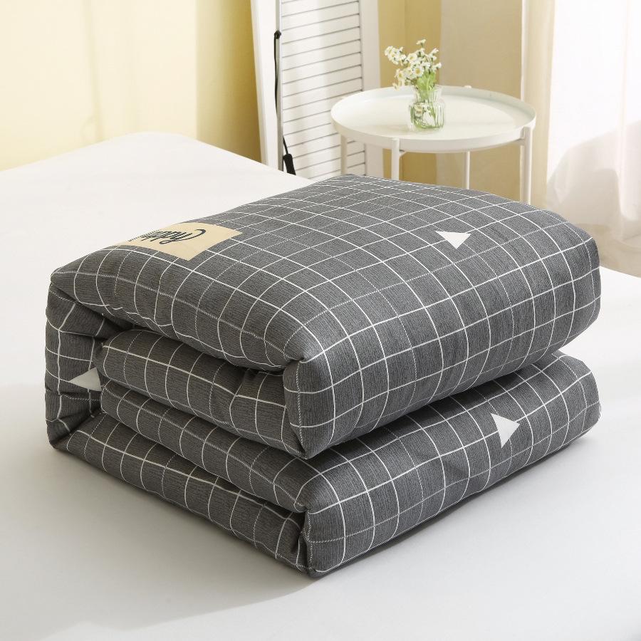 

Утолщенное хлопковое одеяло для матраса в общежитии – Односпальный размер, 10 джин, Подходит для весны, осени и зимы. 0.9m x 2.0m