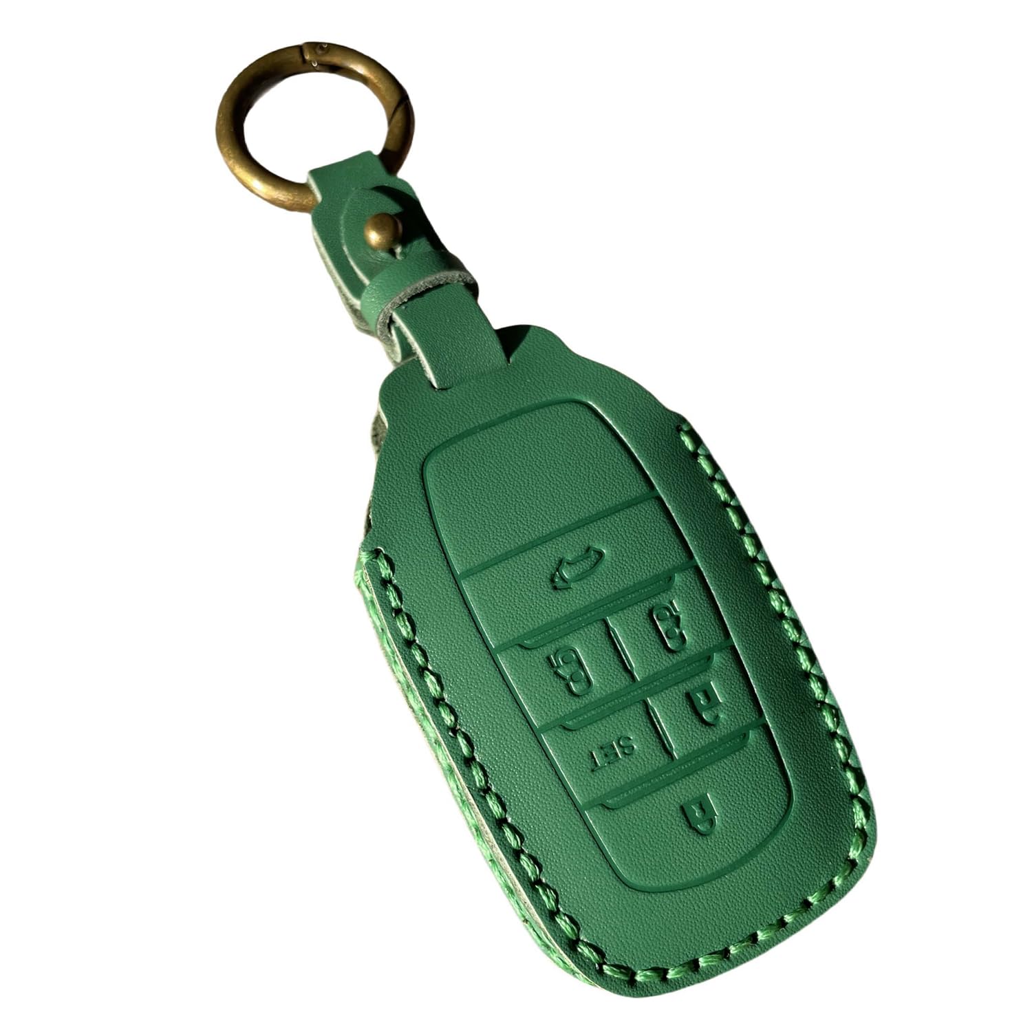 

Чехол для ключа Alphard 30-й серии, совместимый с Toyota Vellfire 30-й серии поздней и ранней модели, чехол для ключа из натуральной кожи, чехол для смарт-ключа [ZANEKO] (зеленый) зелёный