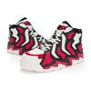 Kappa Comfortable Simple Casual Fashion High-Top Sneakers Exquisite Details Unisex Sneakers White Black Red K0DZ5CC72D-012A