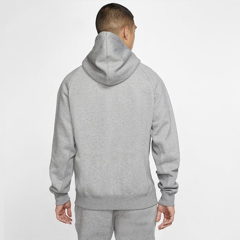 Herren Air Jordan Kapuzenjacke mit Fleecefutter Grau CD8734-091