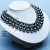 C-Girls Pearl Shop - Accessory Specialty Store. Formal occasions, weddings, and graduations. Classic 10mm pearl necklaces, 45cm length, black. Gift
