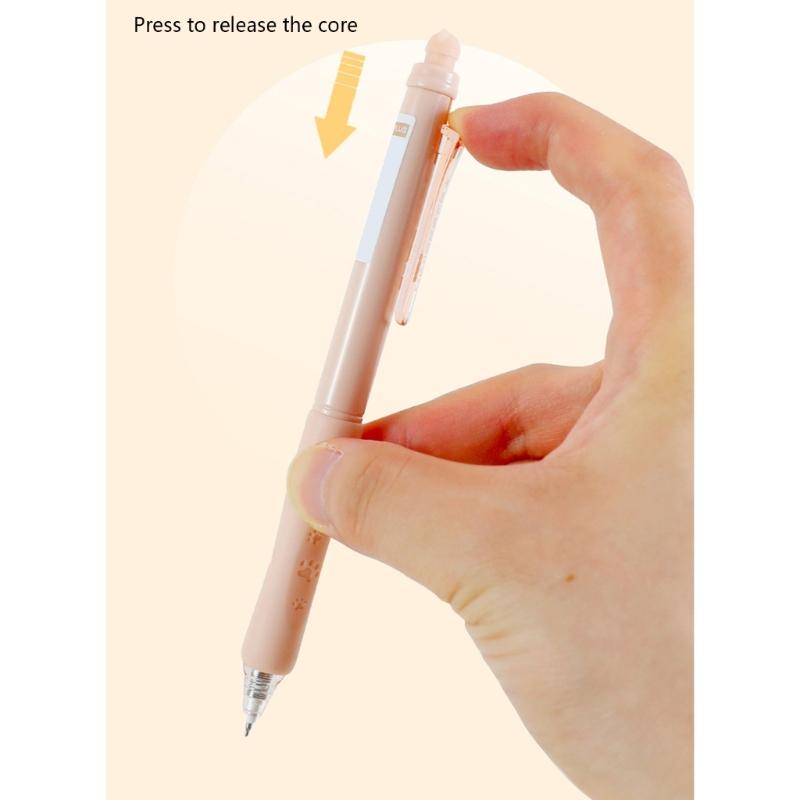 5Pcs Erasable Gel Pen Retractable Gel Pen 0.5mm Smooth To Write Quick Drying for Adult Student Writing Journaling