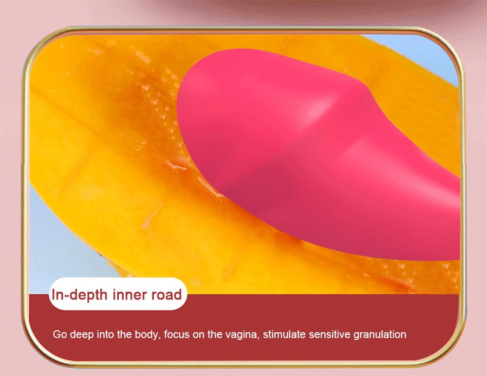 Women's Rechargeable APP-Controlled Tadpole Vibrator Dildo