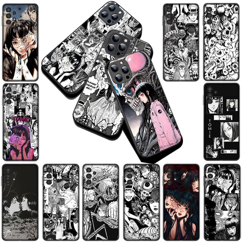 Serietidningar Junji Tomie Ito Kollektion Silikon Mobilskal till Apple iPhone 17 Air 12 13 Pro Max Mini ProMax 7 + 8 Plus Mjukt Skal