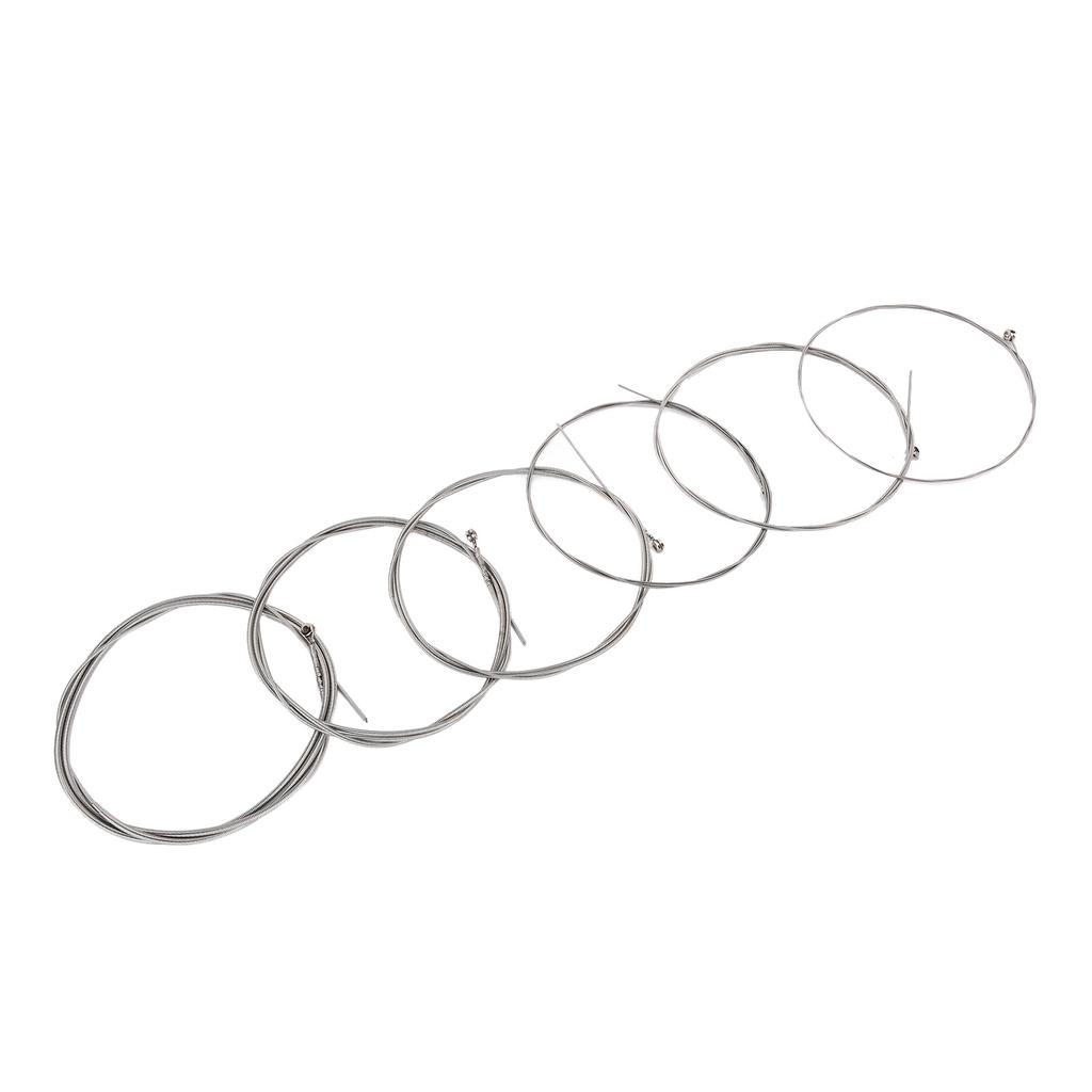 Bassgitarrensaiten Gewickelte Nickellegierung Natürliches Spielgefühl Runde Basssaiten für Bassisten 6 Saiten BW930