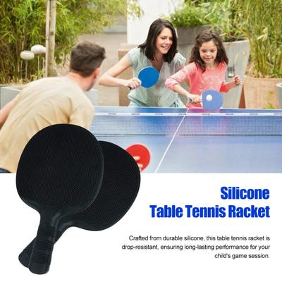 Tischtennisschläger Silikon Tischtennisschläger Pingpong Trainingsschläger mit Ergonomisch