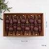 Vintage Spitzkegel Weihnachtsbaumschmuck, 6-teiliges Set - 16cm Unregelmäßige Kugeln für Baum- & Fensterdekoration