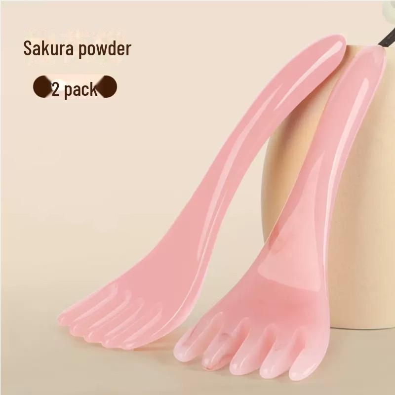 Five-Claw Head Therapy Massager Comb - Resin Acupoint Scalp Scratcher.