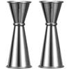 2Oz/1Ozjigger For Bartender Stainless Steel Cocktail Jigger With Measurements Double-Headed 1/2Oz For Home Bar Party Club Tool