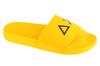 SUN68 Slippers Logo, Mens Yellow Slides
