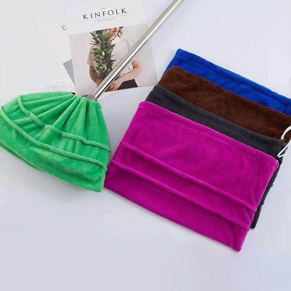 Reusable Floor Mop Covers Drawstring Floor Cleaning Towel Broom Cover  Cleaning Accessories