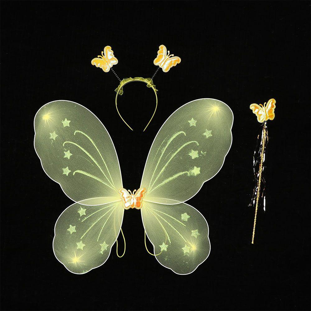 Cosplay Ladies Party Decor Butterfly Wings Princess Hair Hoop Fancy Dress Set Fairy Wand