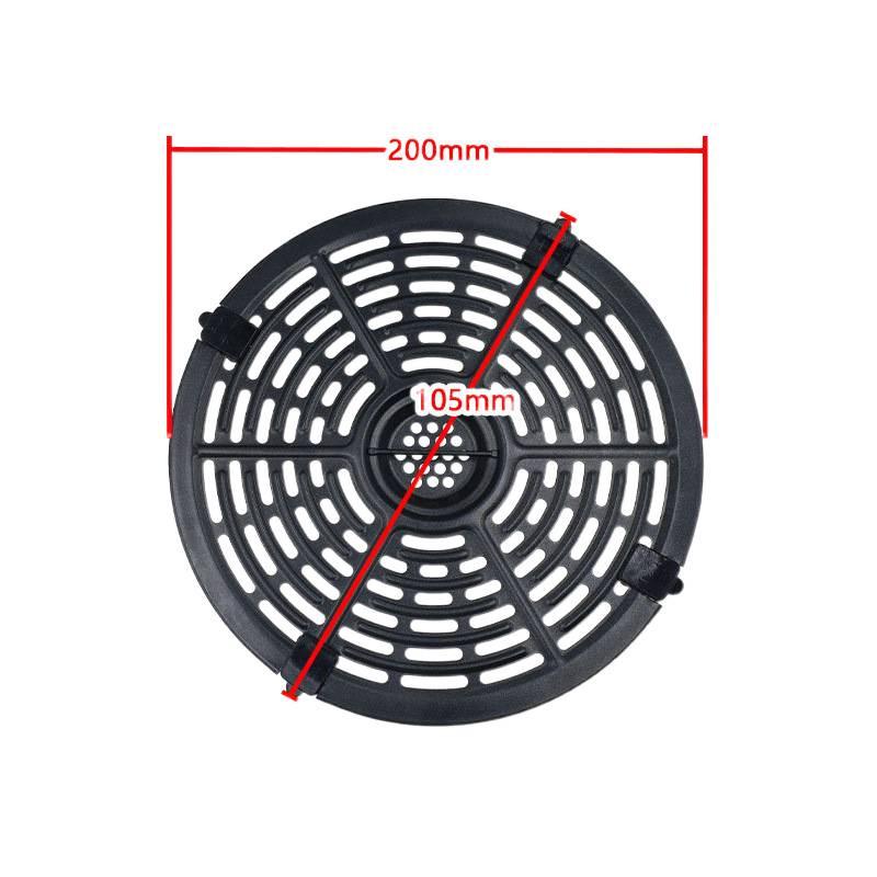 Air Fryer Basket with Oil Separator, Baking Pan Set, Grill & Filter Rack, Silicone Tray