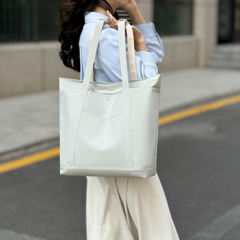 Women's Lightweight Tote Bag Oxfrod Shoulder Bag Large Capacity Underarm Bag