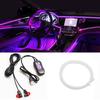 RGB Car Interior Ambient Lamp Optical Fiber Atmosphere Light Strips Decorative