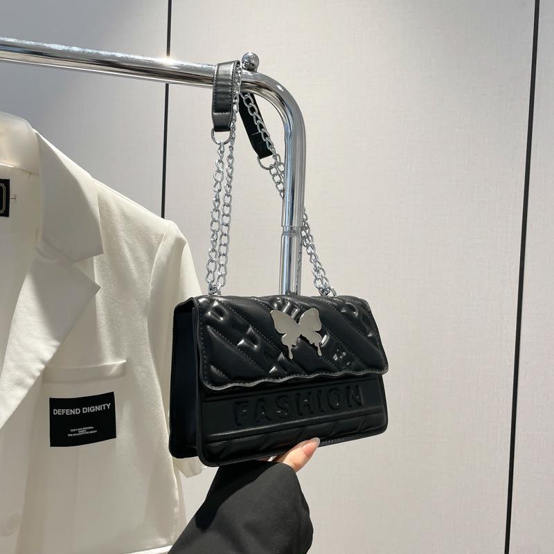 

Xiaoxiangfeng new diamond indentation high-end small square bag women s versatile casual commuting fashion foreign style messenger bag чёрный