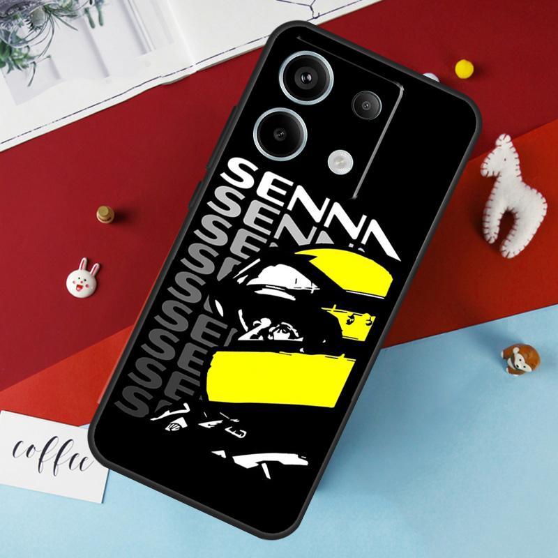 Ayrton Senna F1 Racing Case For Xiaomi Redmi 12 13C 12C 10C 9C Redmi Note 13 9 10 11 12 Pro 9S 10S 11S 12S Cover