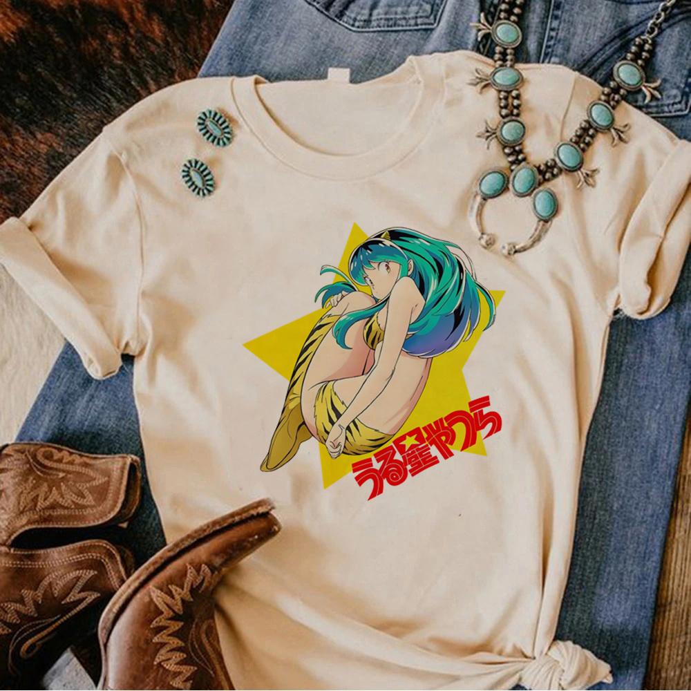 Urusei Yatsura Tee women graphic harajuku designer tshirt girl anime Japanese streetwear clothes