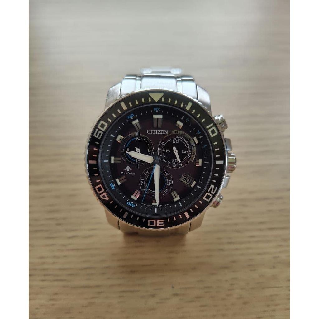 Used PROMASTER Eco Drive Radio Clock PMP56-3052