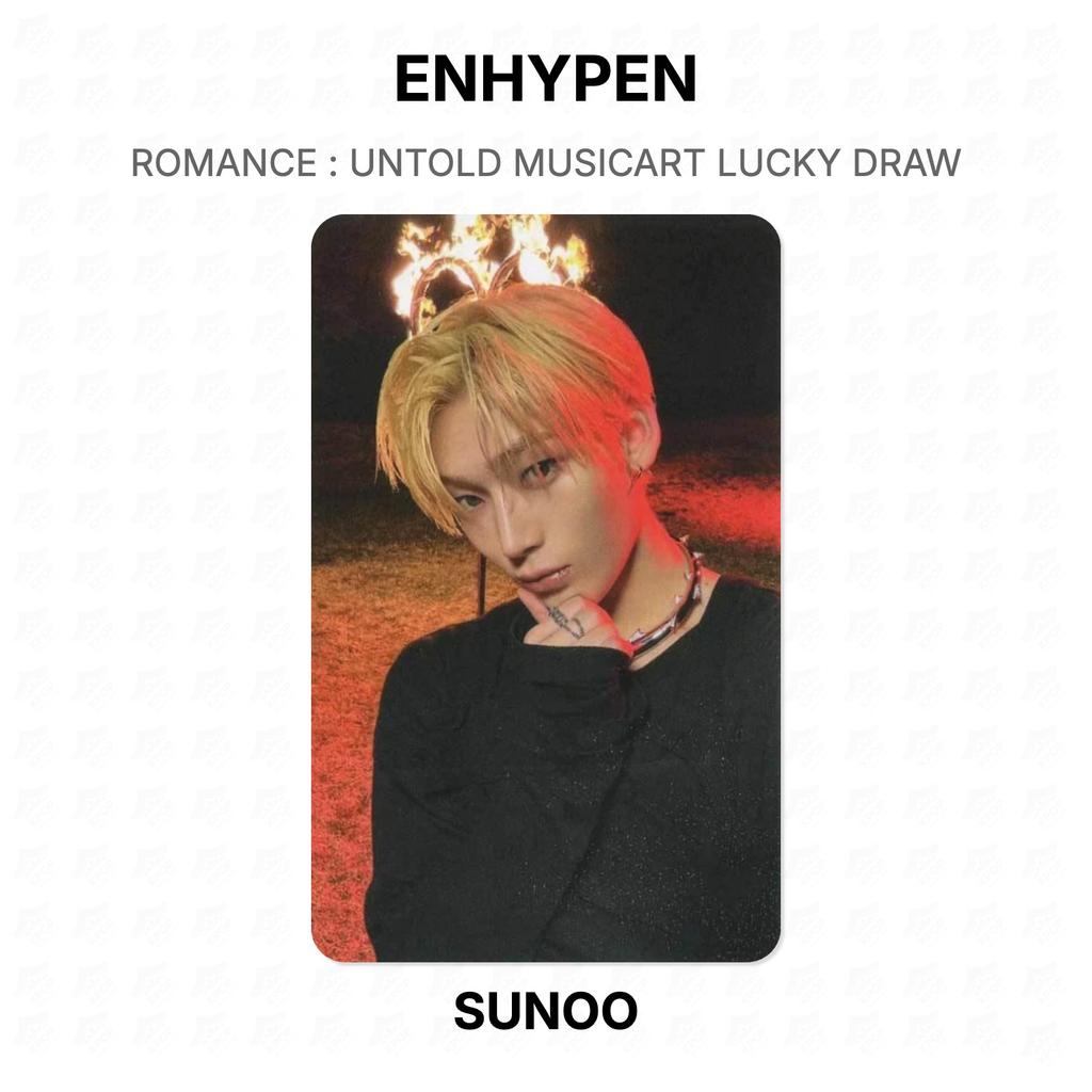 ENHYPEN ROMANCE : UNTOLD MUSICART LUCKY DRAW Official Photocard