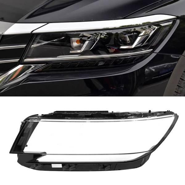 Transparent PC Headlight Cover for 2019-2020 Volkswagen Passat Low Trim Front