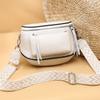 First Layer Cowhide Saddle Bag Large Capacity Shoulder Bag Simple Leather Women'S Bag Soft Leather Women'S Oblique Span Bag