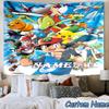 Custom Name Tapestry Pika Tapestry Room Decoration Wall Hanging for Living Room Bedroom, Dormitory, Birthday and Christmas Gifts
