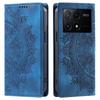 for Xiaomi POCO X6 Pro 5G Mandala Embossed PU Leather Flip Wallet Case Magnetic Closure Cover