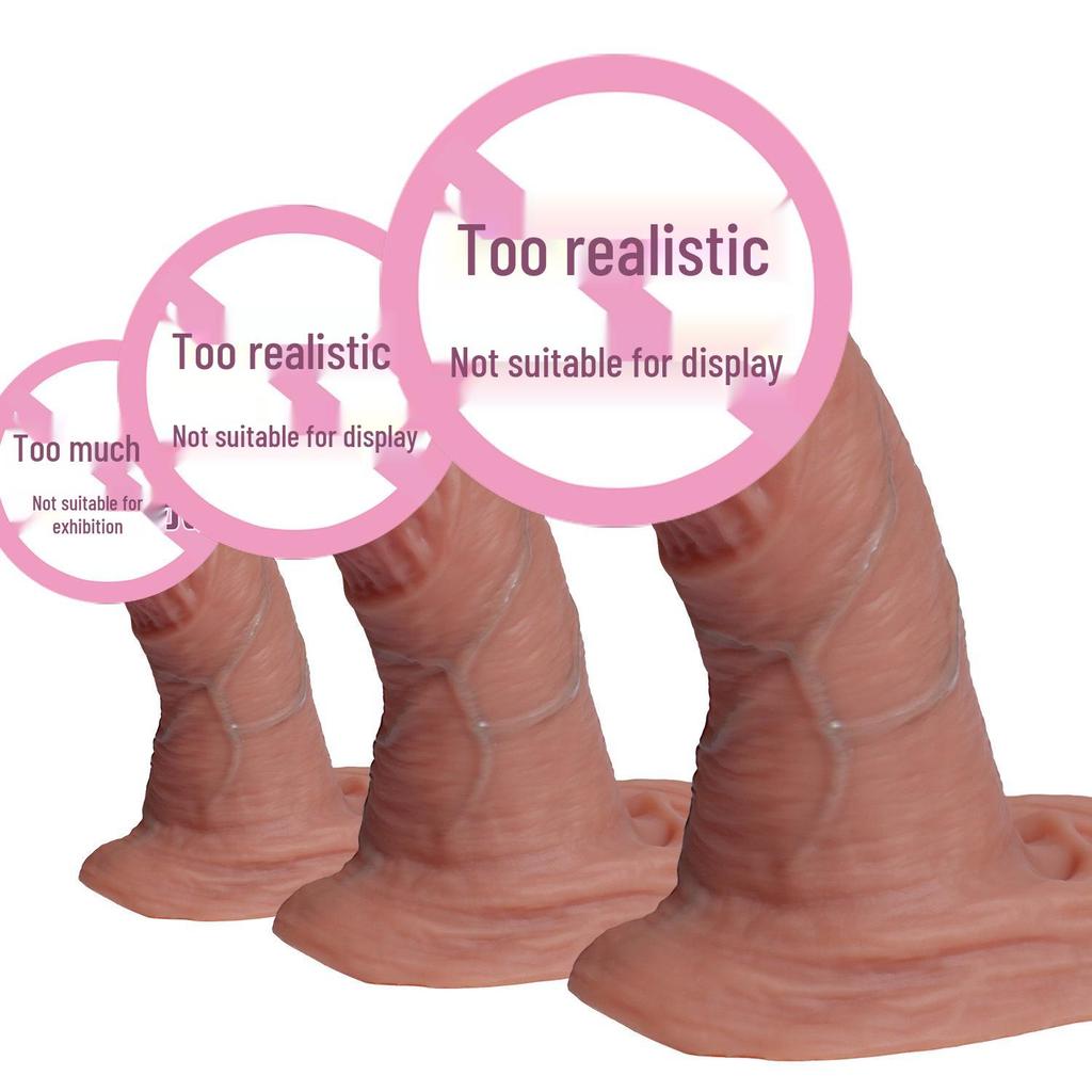 Realistic Silicone Penis Sleeve with Thickening and Delay Features