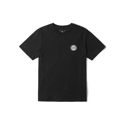 Letter Logo Printed Round Neck Pullover Short Sleeve T-Shirt Unisex T-Shirts Black VN000GPXBLK