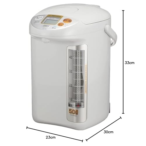 [.co.jp Only] Zojirushi Mahobin (ZOJIRUSHI) Electric Pot Large Capacity 5.0L Standard Type 3 Level Heat Retention Settings Timer Function Energy Savin