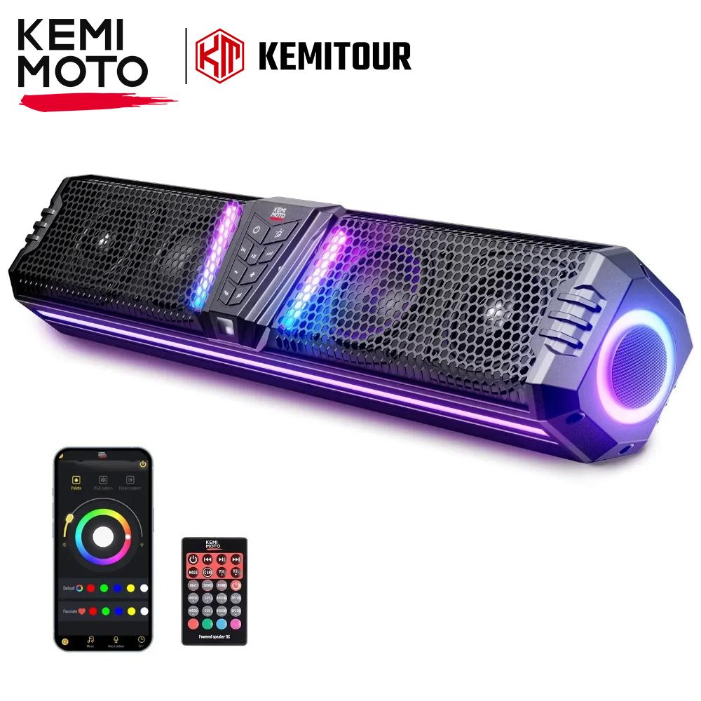 Compatible with Polaris RZR XP 1000/ Ranger for Can Am Maverick X3 1000 Max R for Yamaha UTV Bluetooth Speaker SxS Soundbar
