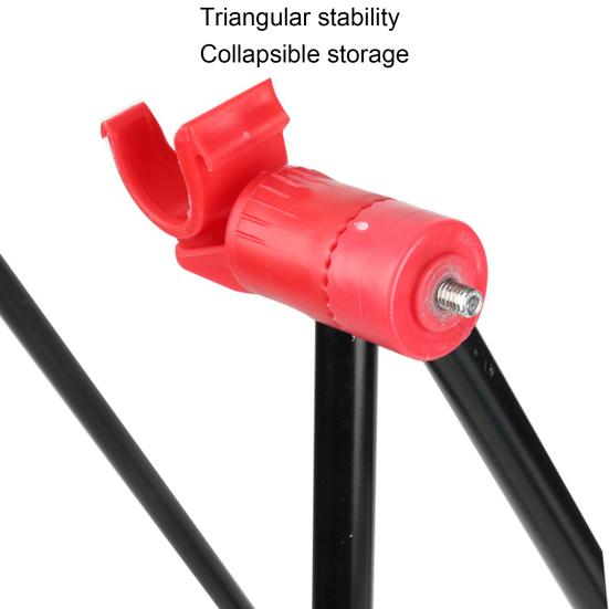 Bike Stand High Durability 360 Degree Rotating Aluminum Alloy Mountain Road Bike Triangle Vertical Foldable Stand Bike Supplies