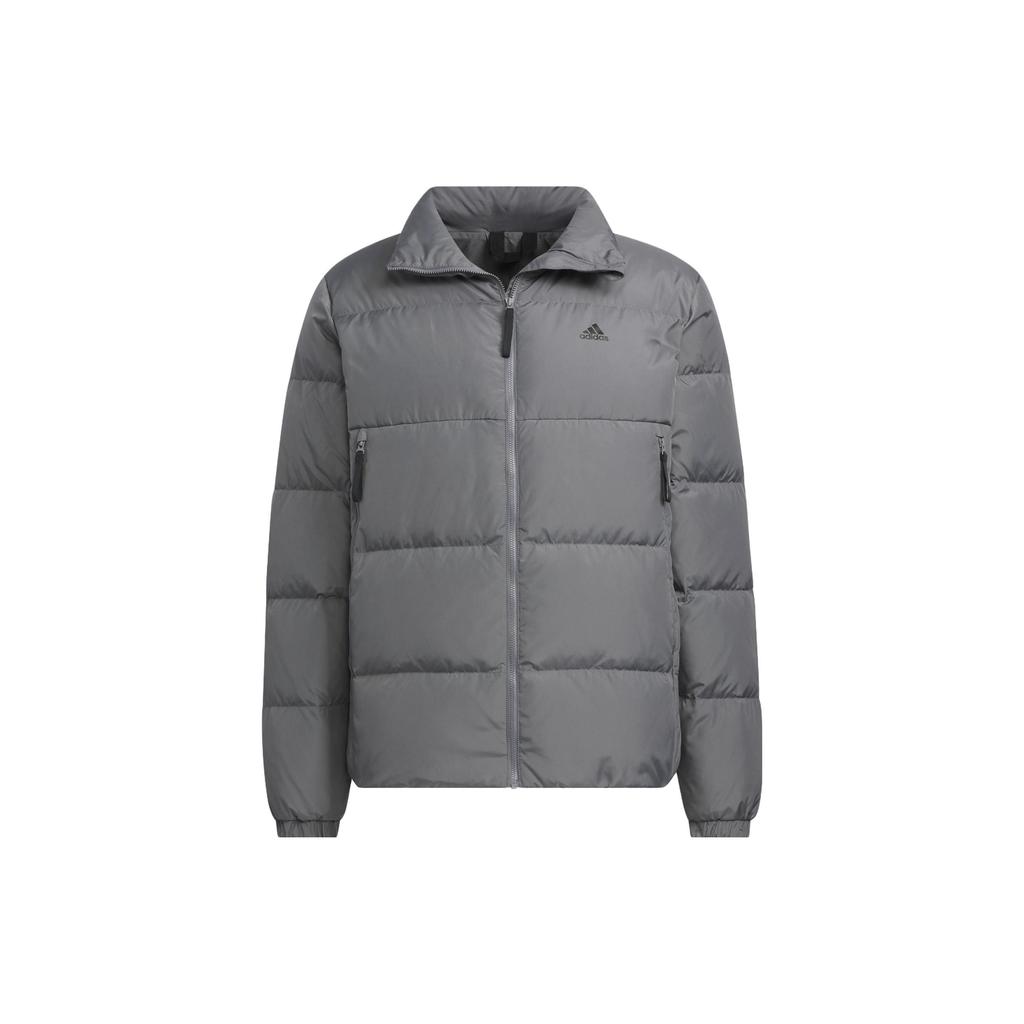 Adidas Down Jackets Men's Gray Stand Collar Moderate Other IT8725