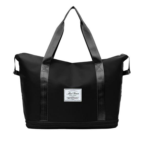 

Expandable Duffel Bag Lightweight Gym Bag with Wet Pocket Waterproof Weekender Duffel Shoulder Overnight Bag for Travel