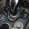 Dry Carbon Fiber Car Gear Shift Panel Frame Trim Cover Replacement For Alfa Romeo Giulia Stelvio 2020 2021 Interior Accessories