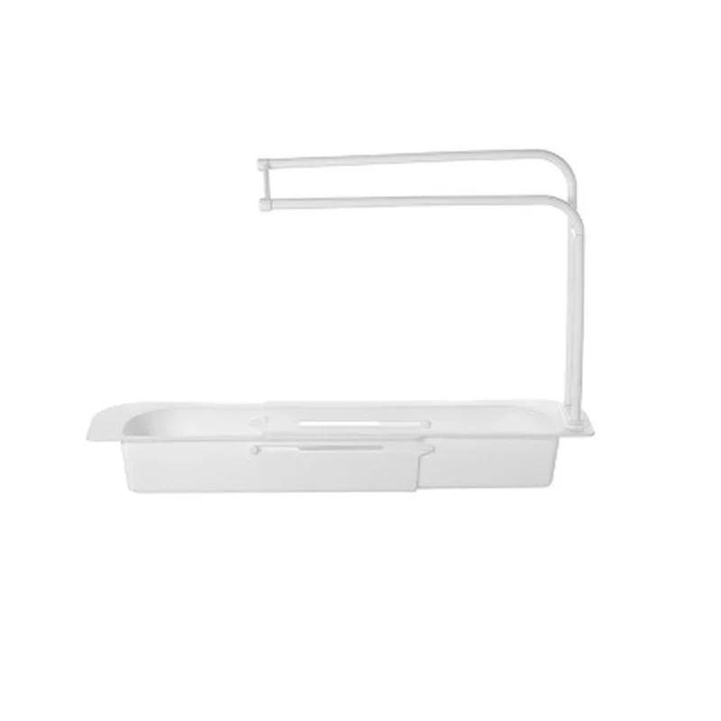 Kitchen Household Telescopic Sink Rack Holder Storage Drain Basket Home Dish Drainer Washing Sink Drying Rack Kitchen Accessory