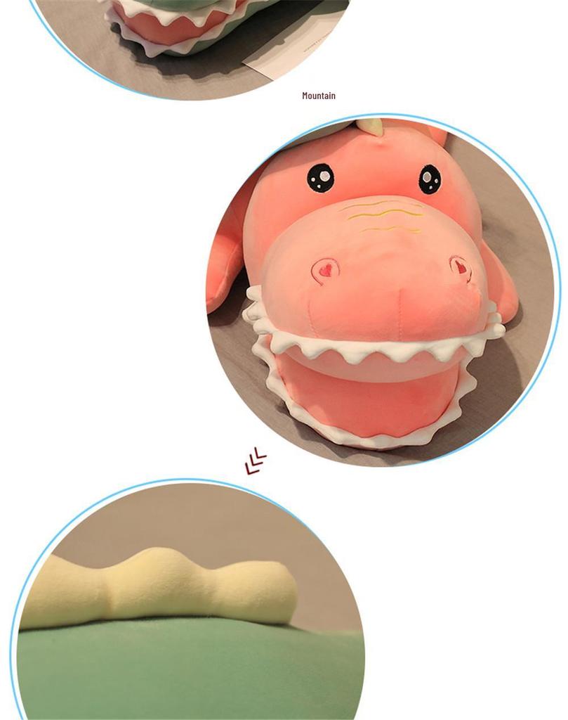 Big Mouth Dinosaur Plush Pillow & Ornament