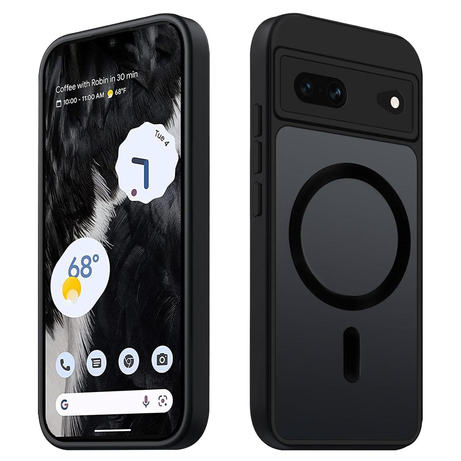 For  Magnetic Wireless Charging Case For Google Pixel 7 Pro 7A Google7 Pro Google7A 5G Shockproof Matte Back Cover Coque Google Pixel 7