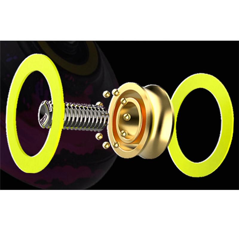 A55F-LESHARE Yoyo Magic Yoyo Professional Competition Level YOYO Ball Single Metal Alloy YOYO Ball