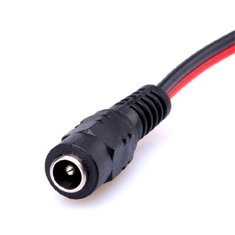 Standard 5.5x2.1mm Female Power Cable, Power Pigtail Wire for Safe Electrical Supply Security Camera, ,