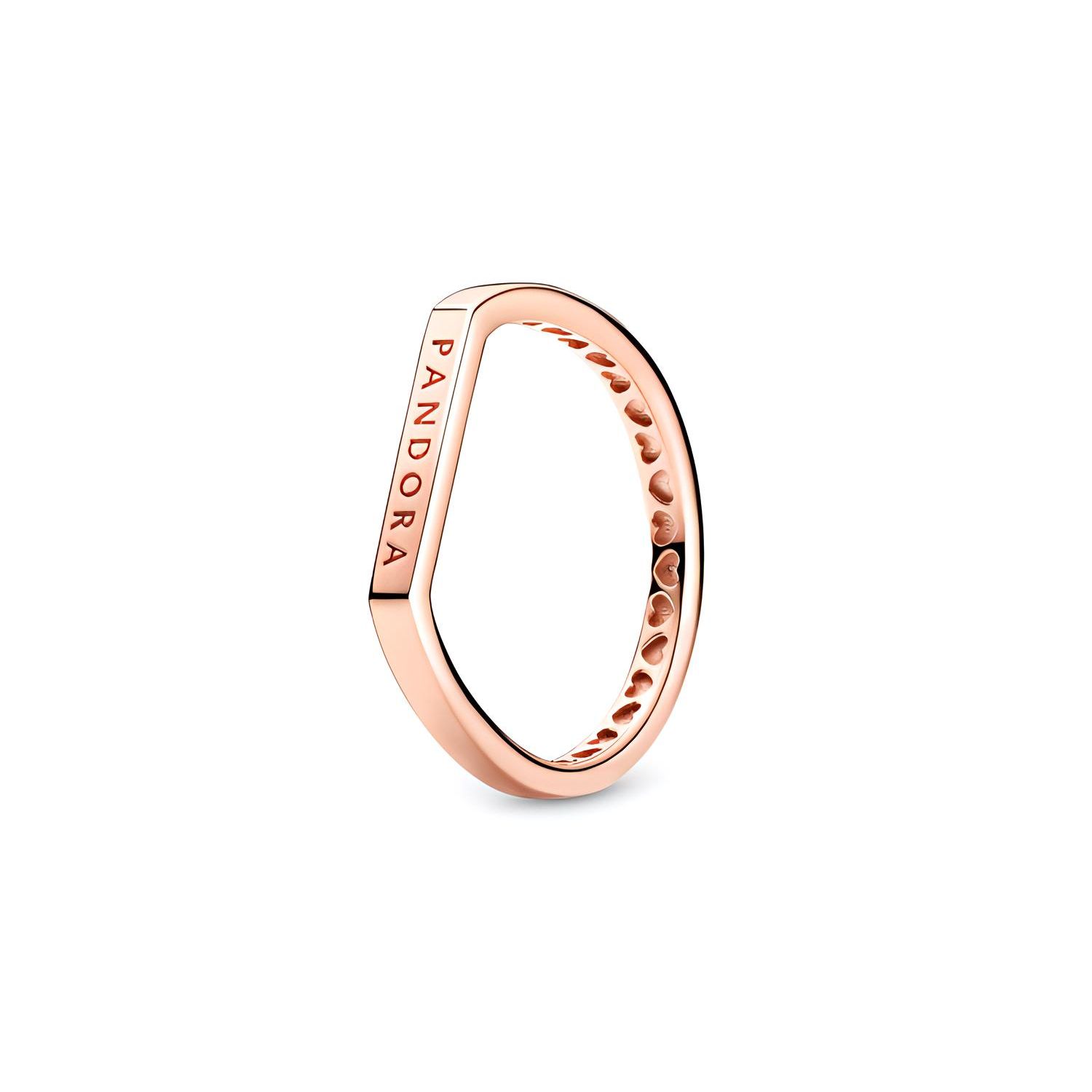 Pandora Logo Bar Stacking Ring Women rings 189048C00 54