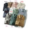 Heavyweight Twill Cotton Washed Comfortable Breathable Loose Casual Turn-Down Collar Long-Sleeve Shirt Men's Spring and Autumn Solid Color Shirt