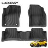 LUCKEASY Left Hand Drive for Toyota C-HR CHR 2018-2024 TPE Car All-Weather Floor Mats Cargo Liner Trunk Backrest Pad Accessories