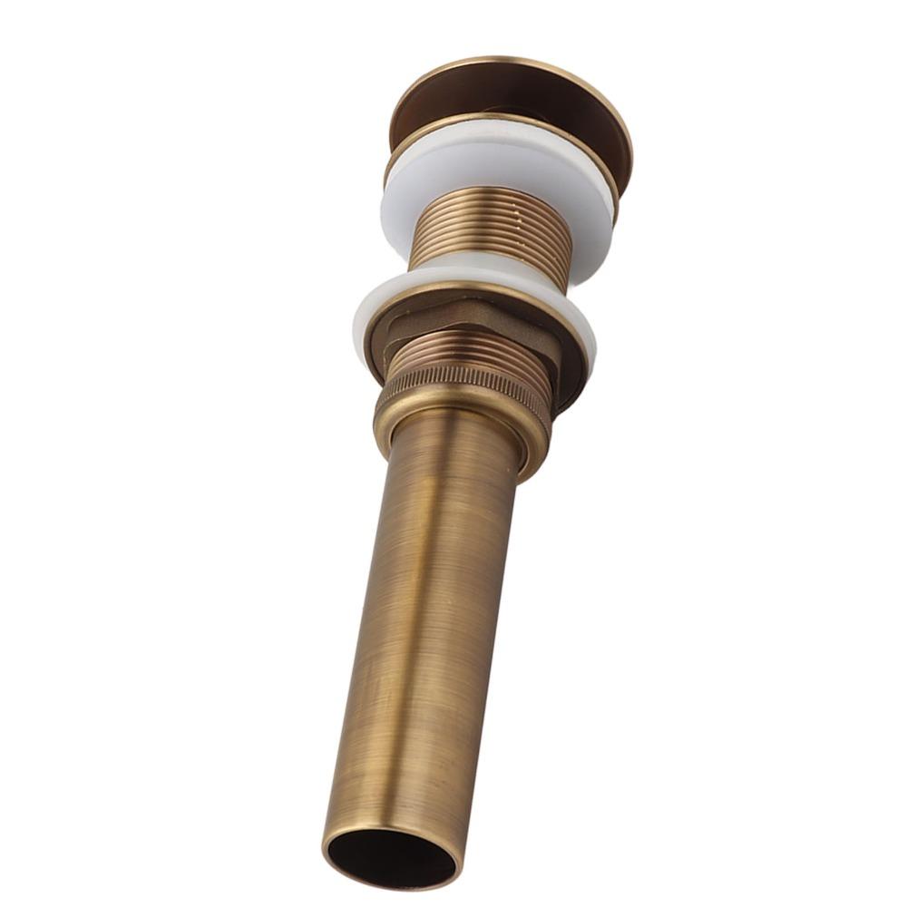 Quick Drainage Drain Stopper Push Bounce Vessel Sink Drain Vintage Sink Drain Bathroom