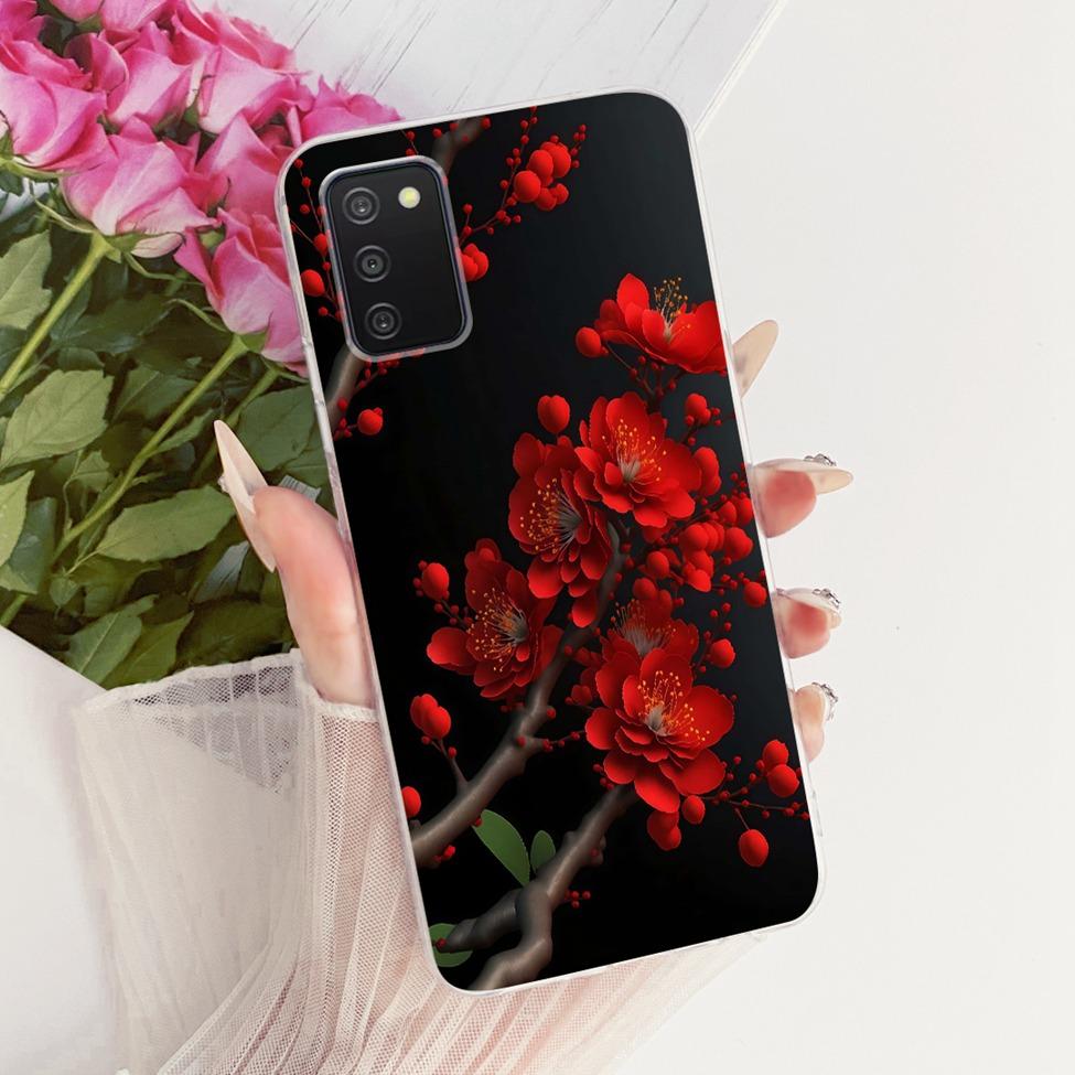 Clear Cover For Samsung A03s Case Cute Fashion Butterfly Funny Painted Casing For Samsung Galaxy A03s SM-A037F SM-A037M SM-A037G
