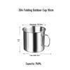 TLXT Folding Stainless Steel Camping Cup